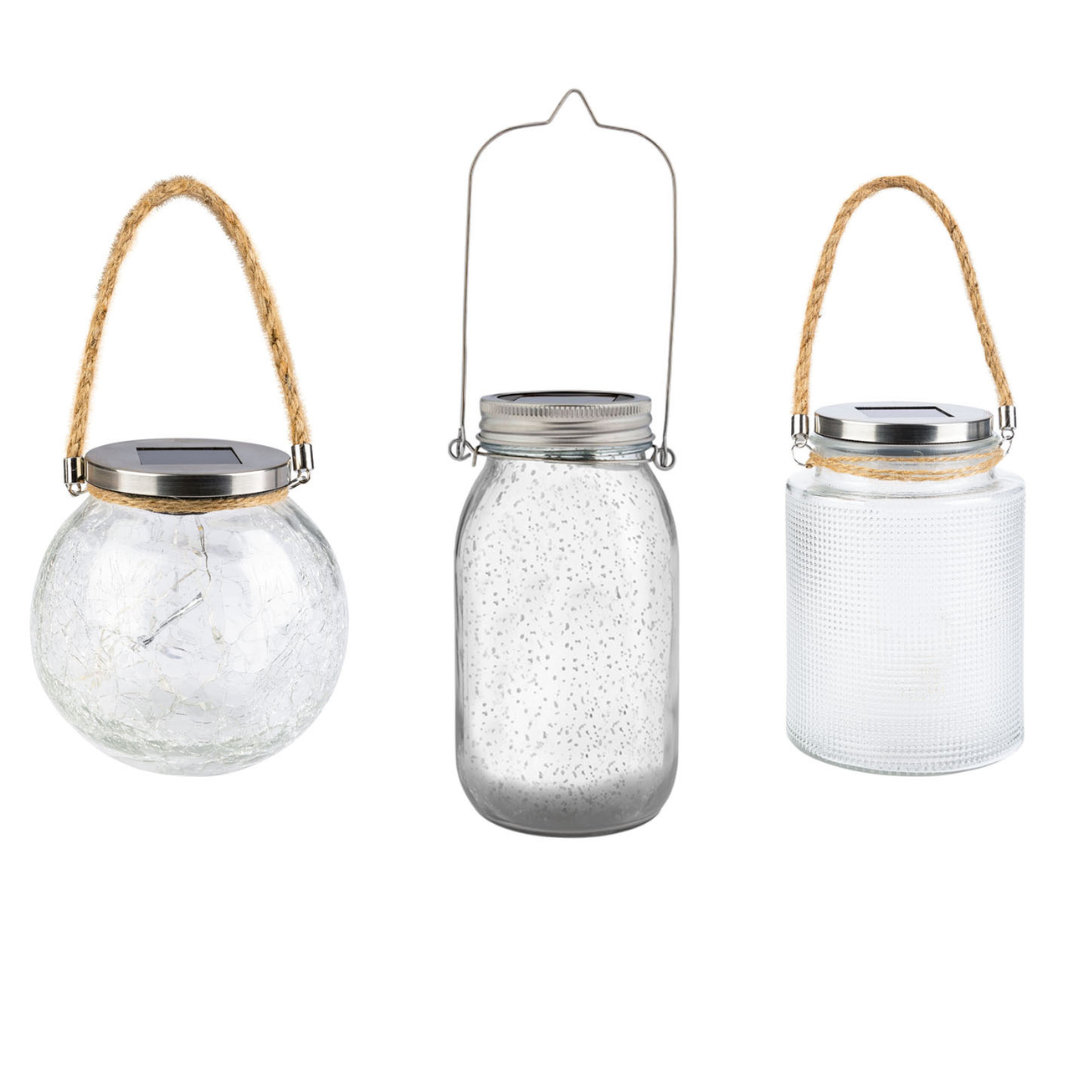 Solar Powered Lamp Jar
