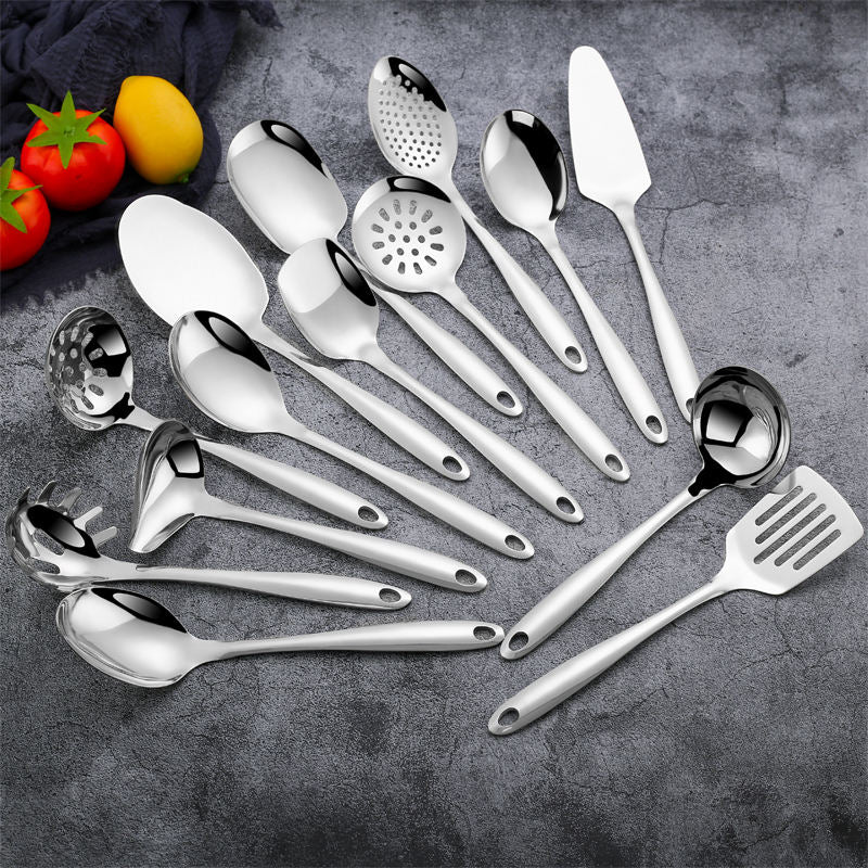 14 Piece Stainless Steel Kitchen Utensils Set