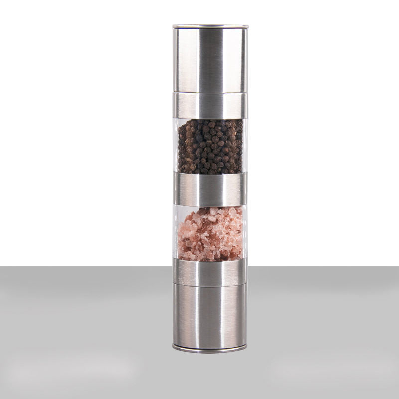 2-in-1 Salt and Pepper Stainless Steel Grinder