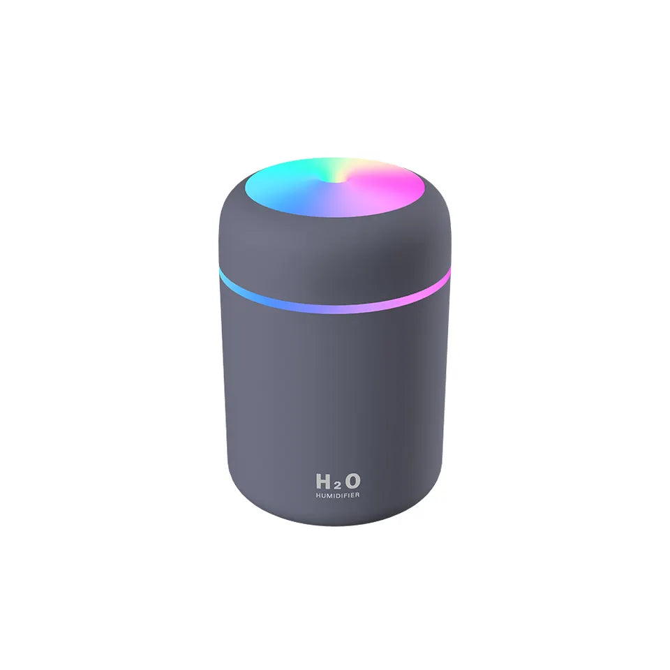 Aroma Humidifier with Led Light - Dark Grey