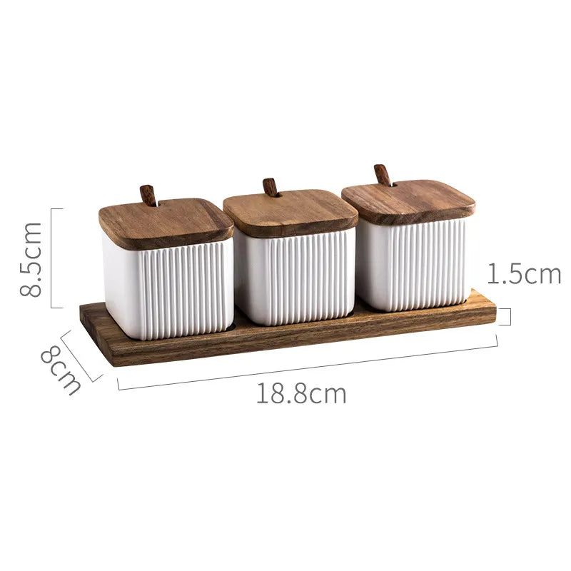 Ceramic Canister Set - Blue