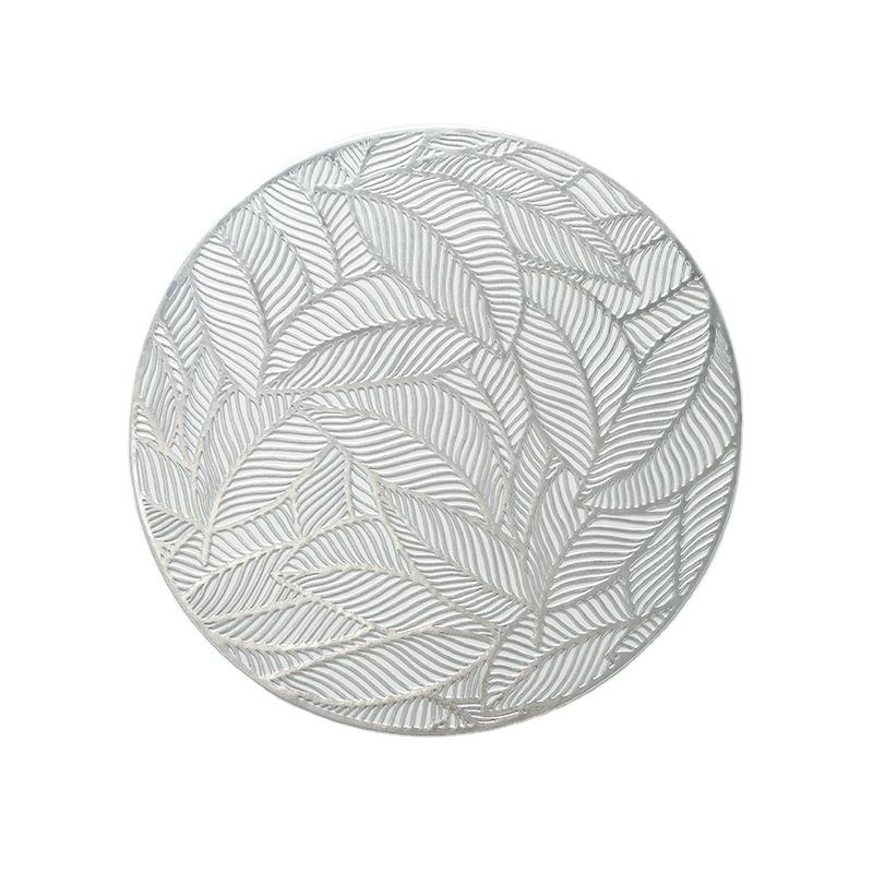 Placemat - Leaf Design - Silver