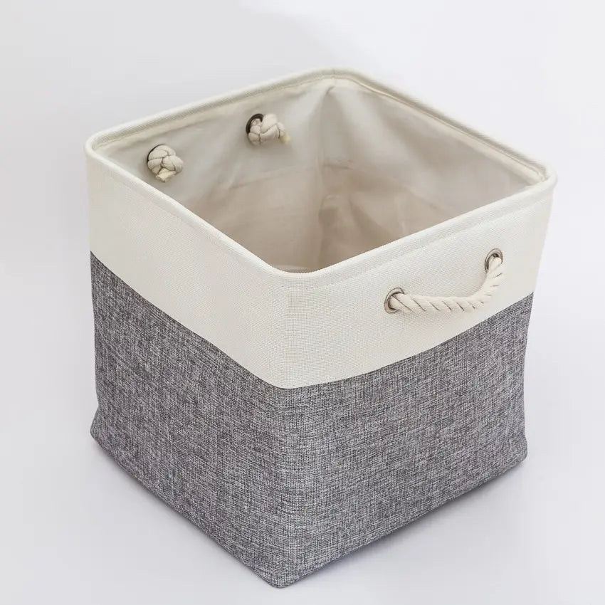 Fabric Laundry Bag- Grey