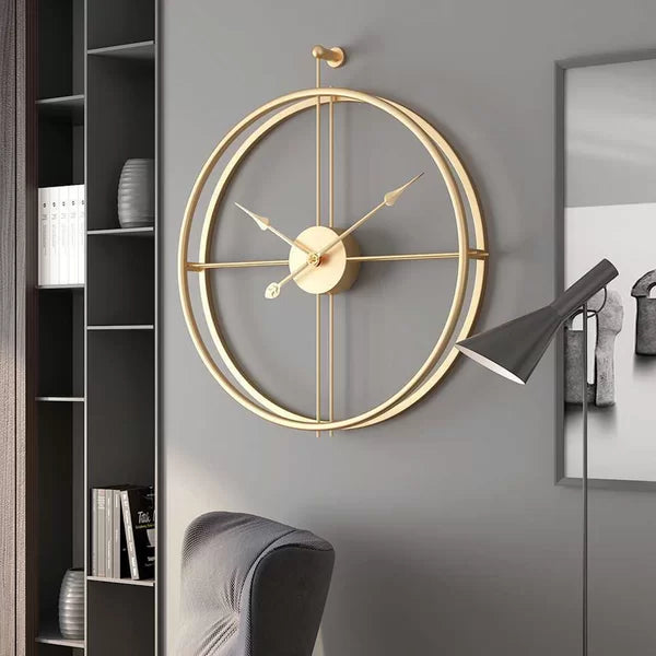 Wall Clock - Gold