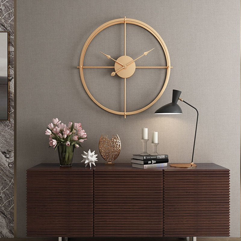 Wall Clock - Gold