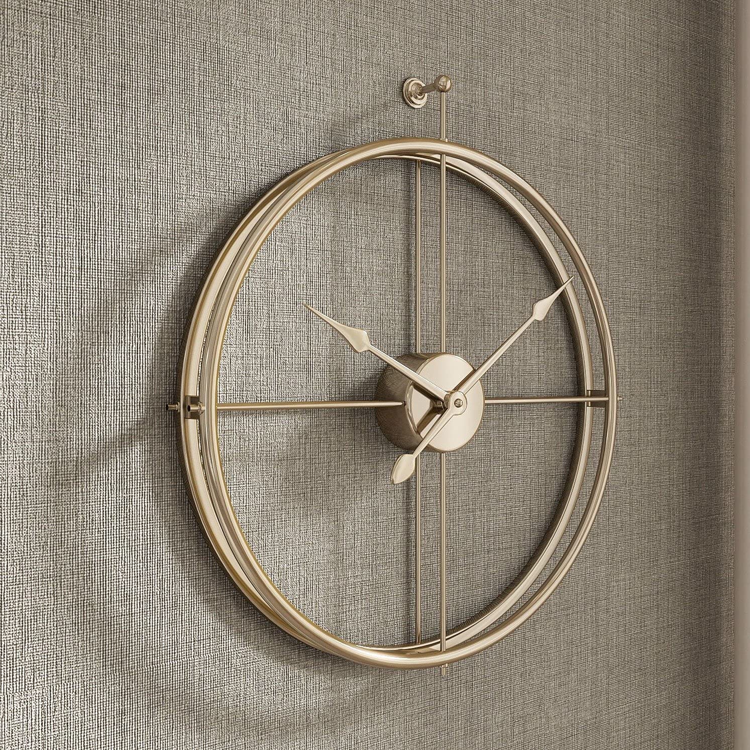 Wall Clock - Gold