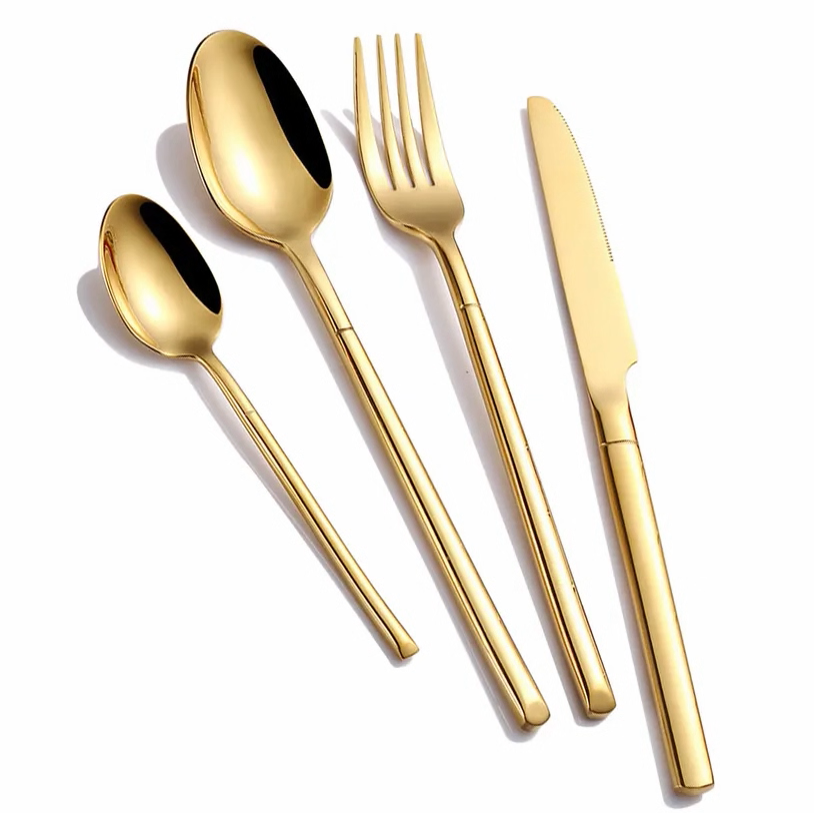 Elegance Cutlery Set - Gold