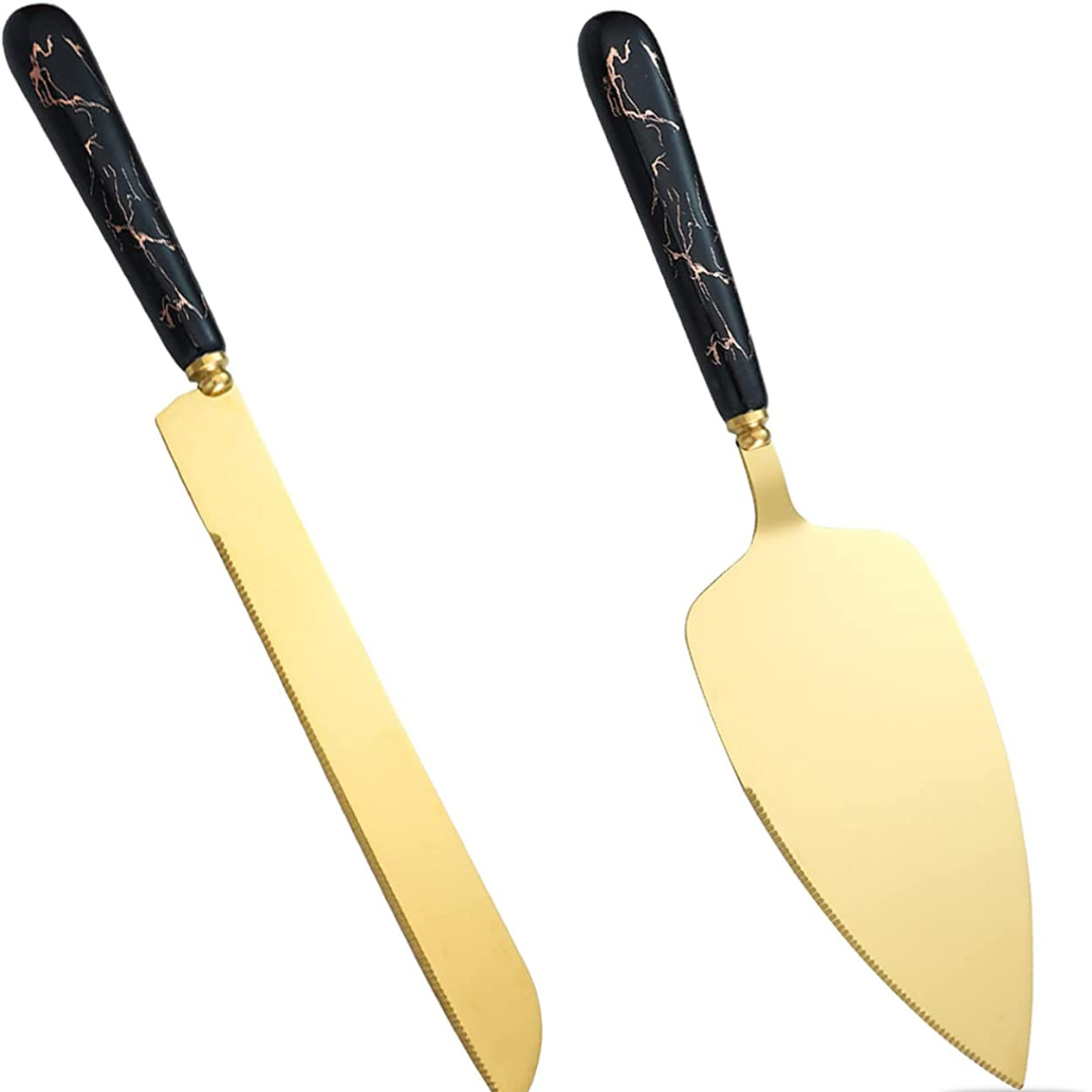 Cake Servers Set - Black