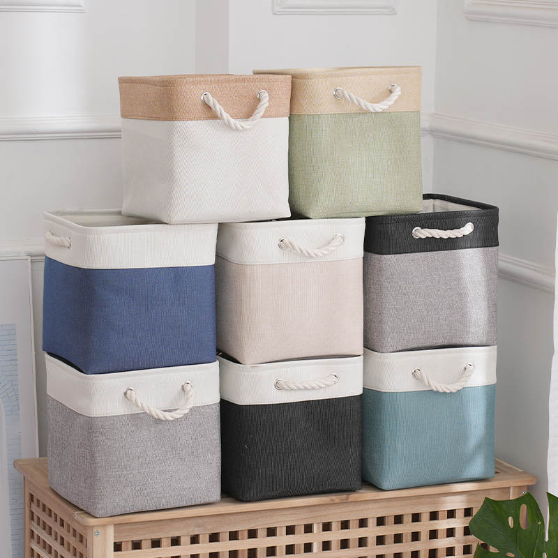 Fabric Laundry Bag- Grey